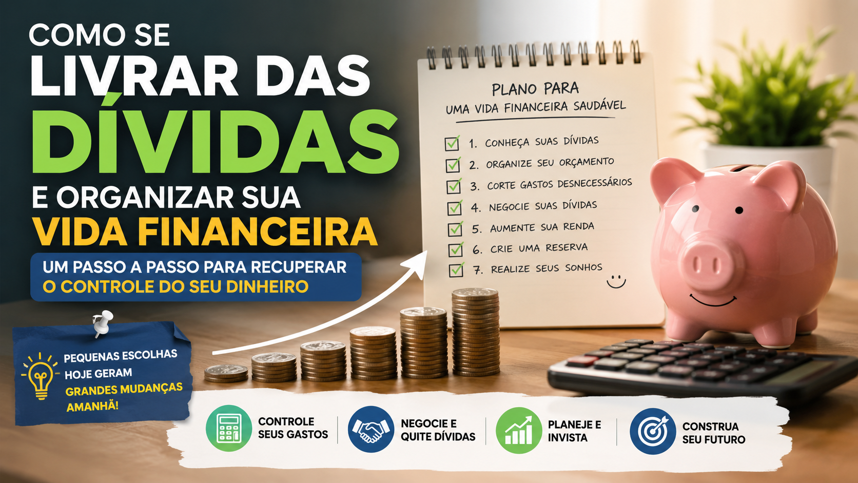 Como se Livrar das Dívidas e Organizar Sua Vida Financeira: Um Passo a Passo Para Recuperar o Controle do Seu Dinheiro